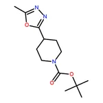 RHAWN 1-Boc-4-(5-Methyl-1,3,4-oxadiazol-2-yl)piperidine