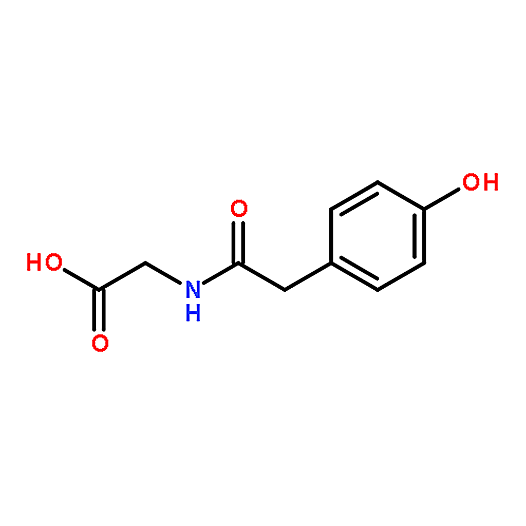 RHAWN 2-(2-(4-Hydroxyphenyl)acetamido)acetic acid