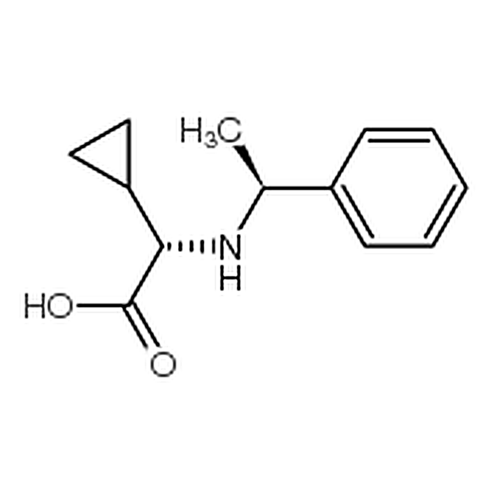 RHAWN (S)-2-Cyclopropyl-2-(((S)-1-phenylethyl)amino)acetic acid