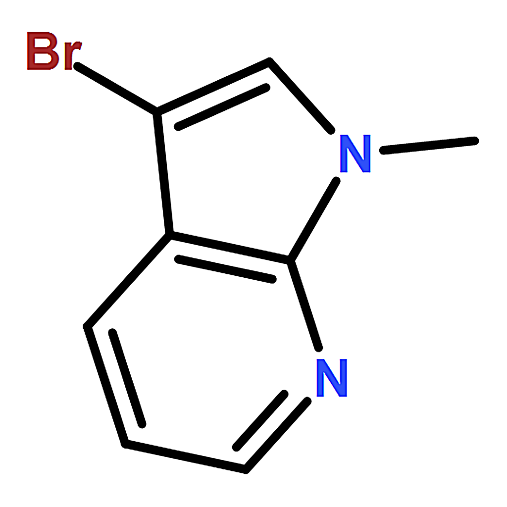 RHAWN 3-Bromo-1-methyl-1H-pyrrolo[2,3-b]pyridine