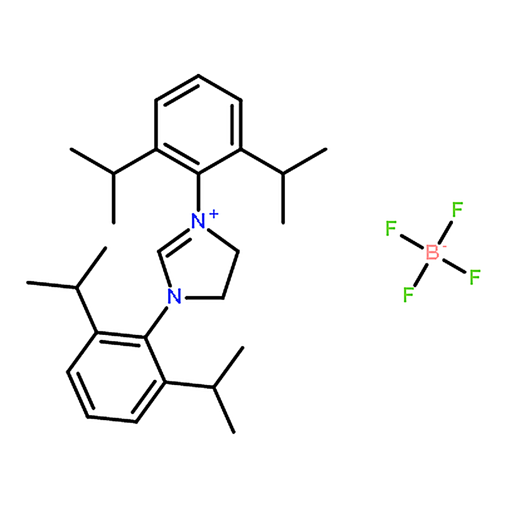 RHAWN 1,3-Bis(2,6-diipropylphenyl)-4,5-dihydroimidazolium tetrafluoroborate