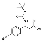 RHAWN 3-((tert-Butoxycarbonyl)amino)-3-(4-cyanophenyl)propanoic acid