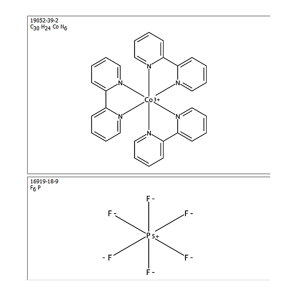 RHAWN Tris(2，2'-bipyridine)cobalt(III) Tris(hexafluorophosphate)