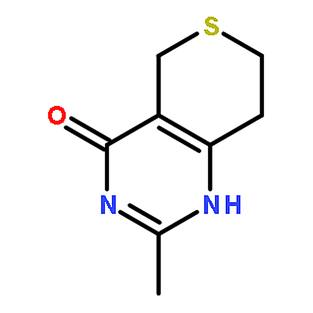 RHAWN 3,5,7,8-tetrahydro-2-methyl-4h-thiopyrano(4,3-d)pyrimidin-4-one