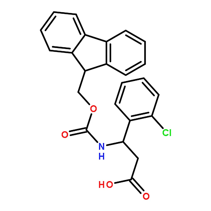RHAWN 3-((((9H-Fluoren-9-yl)methoxy)carbonyl)amino)-3-(2-chlorophenyl)propanoic acid