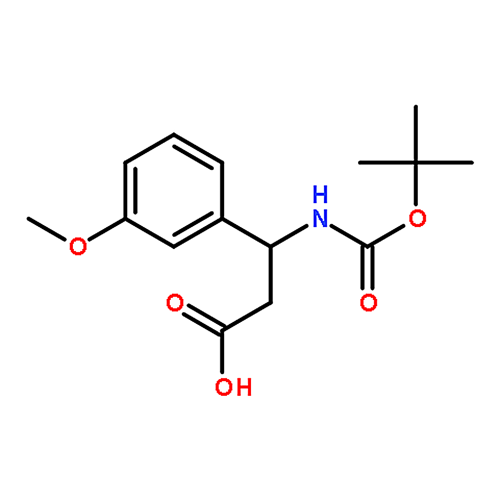 RHAWN 3-((tert-Butoxycarbonyl)amino)-3-(3-methoxyphenyl)propanoic acid