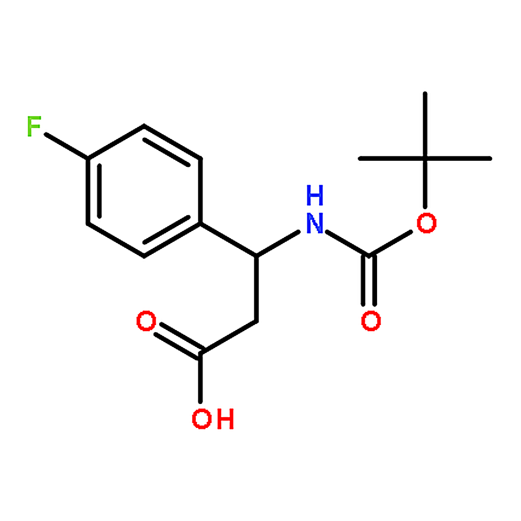 RHAWN 3-((tert-Butoxycarbonyl)amino)-3-(4-fluorophenyl)propanoic acid