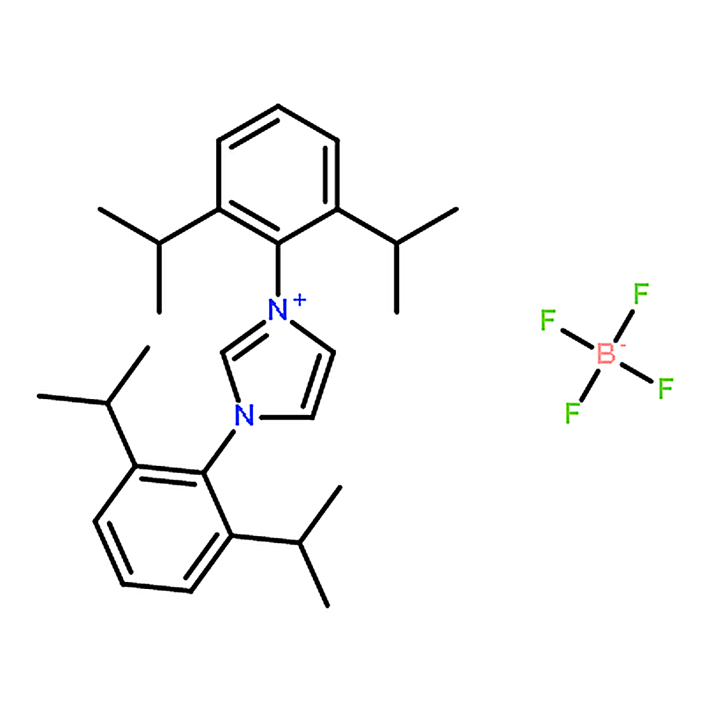 RHAWN 1,3-Bis(2,6-diisopropylphenyl)-1H-imidazol-3-ium tetrafluoroborate