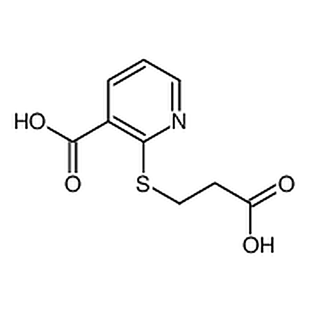RHAWN 2-((2-carboxyethyl)thio)nicotinic acid