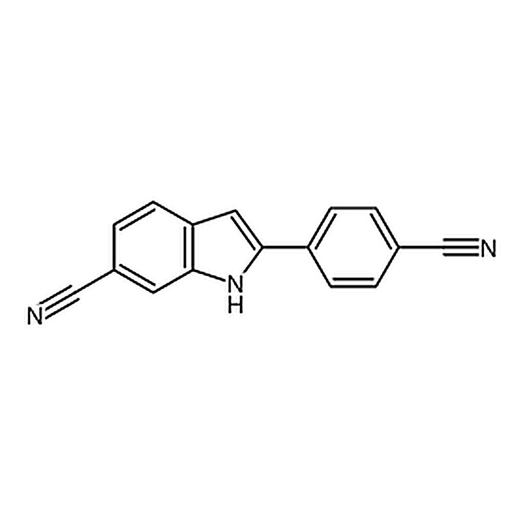 RHAWN 6-Cyano-2-(4-cyanophenyl)indole