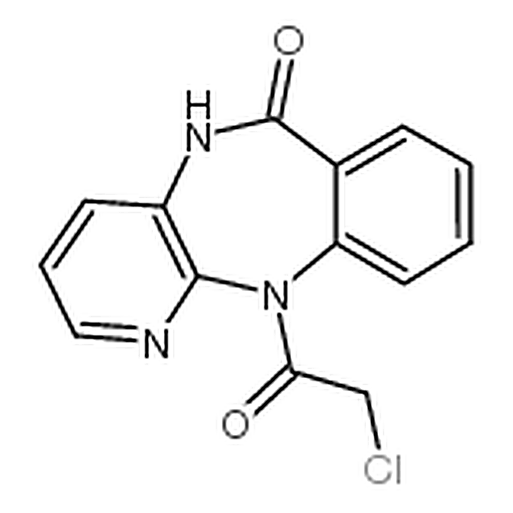 RHAWN 11-(2-Chloroacetyl)-5H-benzo[e]pyrido[3,2-b][1,4]diazepin-6(11H)-one
