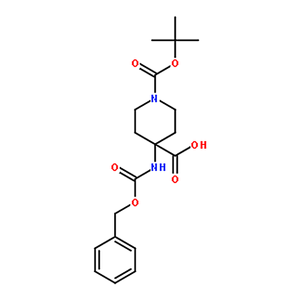 RHAWN 4-(((Benzyloxy)carbonyl)amino)-1-(tert-butoxycarbonyl)piperidine-4-carboxylic acid