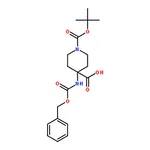 RHAWN 4-(((Benzyloxy)carbonyl)amino)-1-(tert-butoxycarbonyl)piperidine-4-carboxylic acid