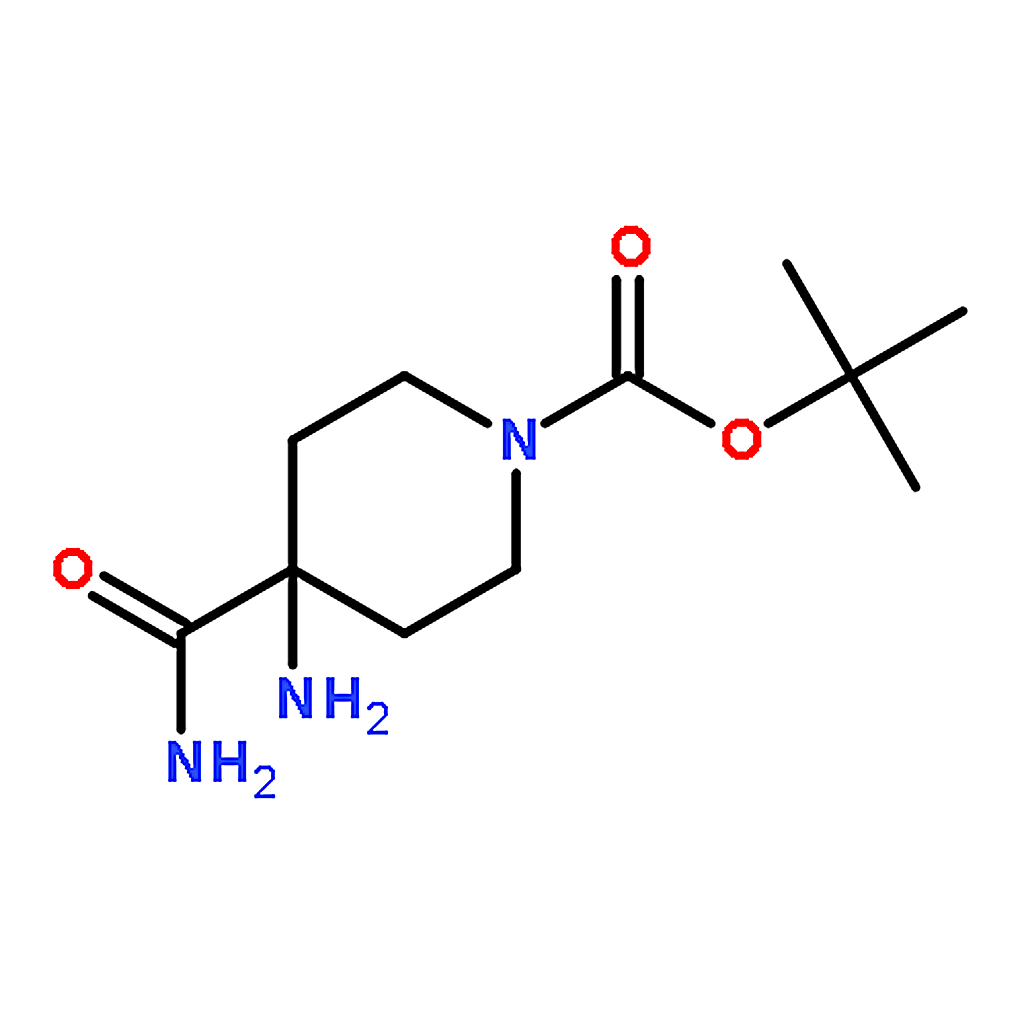 RHAWN tert-Butyl 4-amino-4-carbamoylpiperidine-1-carboxylate