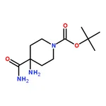 RHAWN tert-Butyl 4-amino-4-carbamoylpiperidine-1-carboxylate