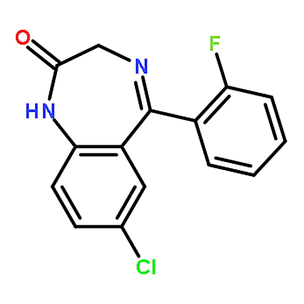 RHAWN 7-Chloro-5-(2-fluorophenyl)-1H-benzo[e][1,4]diazepin-2(3H)-one