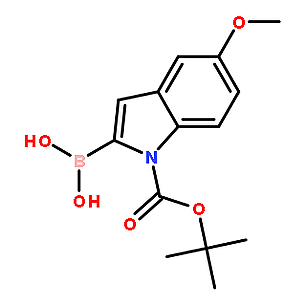 RHAWN 1-Boc-5-methoxyindole-2-boronic acid