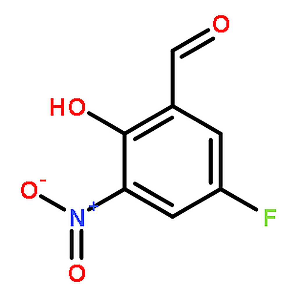 RHAWN 5-Fluoro-2-hydroxy-3-nitrobenzaldehyde