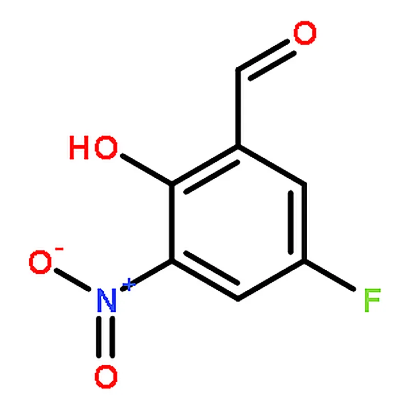 RHAWN 5-Fluoro-2-hydroxy-3-nitrobenzaldehyde