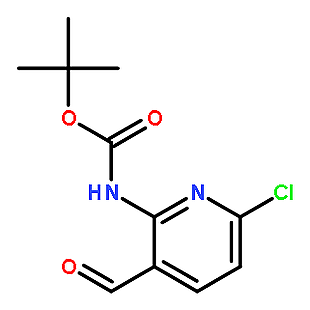RHAWN tert-Butyl 6-chloro-3-formylpyridin-2-ylcarbamate