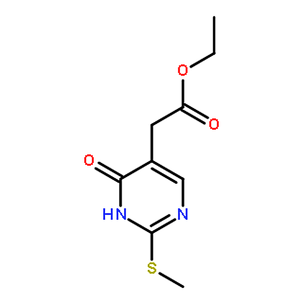 RHAWN Ethyl 2-(2-(methylthio)-6-oxo-1，6-dihydropyrimidin-5-yl)acetate
