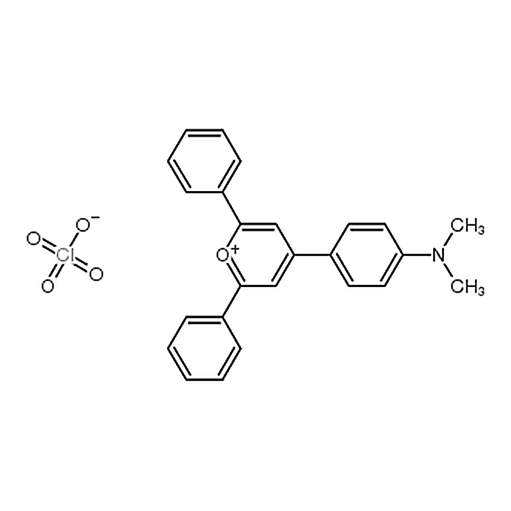 RHAWN 4-(4-Dimethylamino-phenyl)-2,6-diphenyl-pyranylium perchlorate