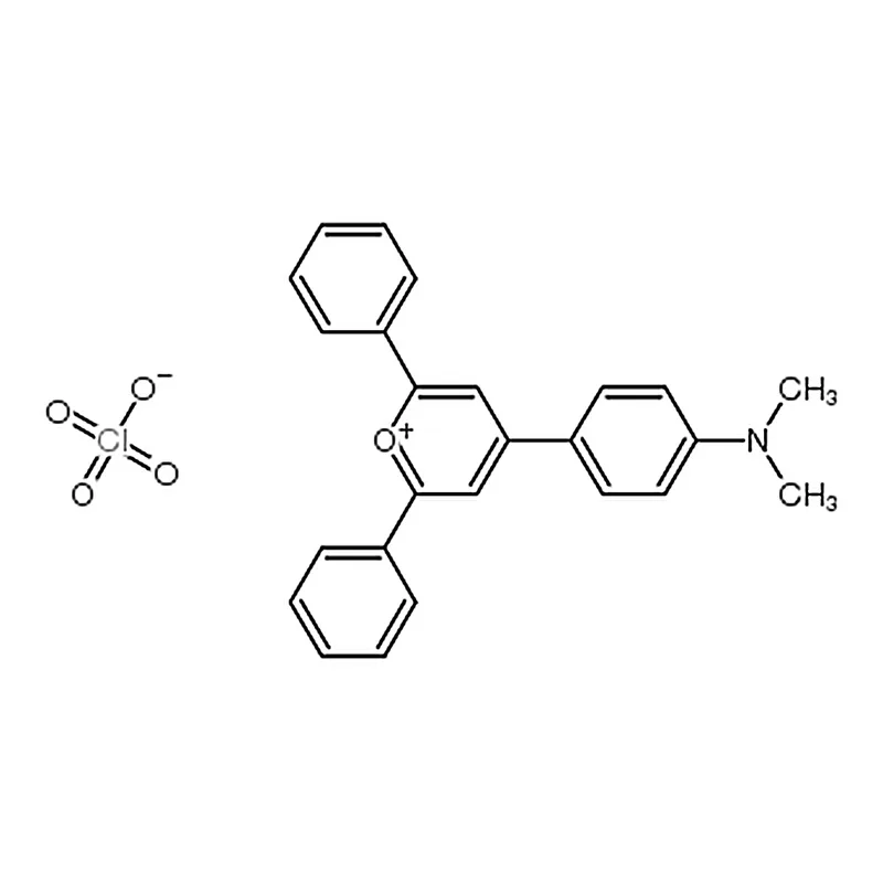 RHAWN 4-(4-Dimethylamino-phenyl)-2,6-diphenyl-pyranylium perchlorate
