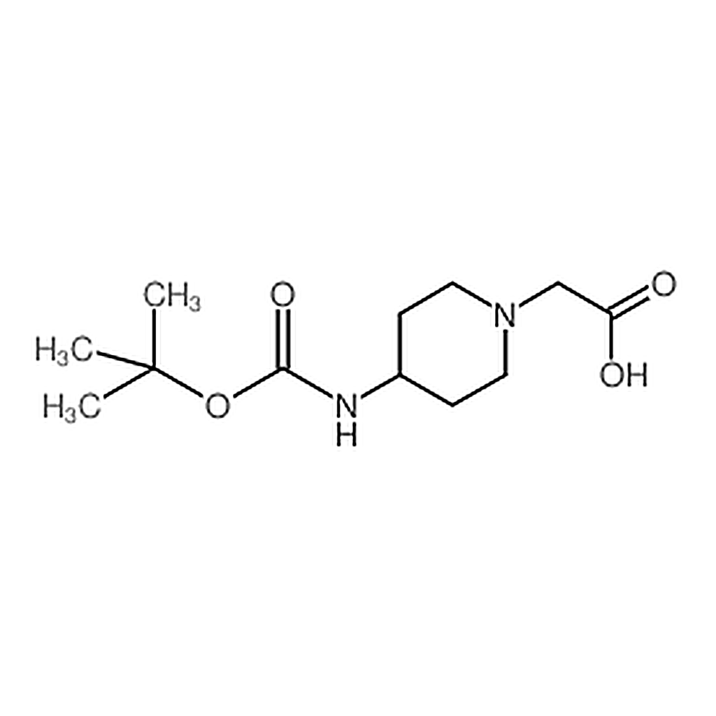 RHAWN 2-(4-((tert-Butoxycarbonyl)amino)piperidin-1-yl)aceticacid