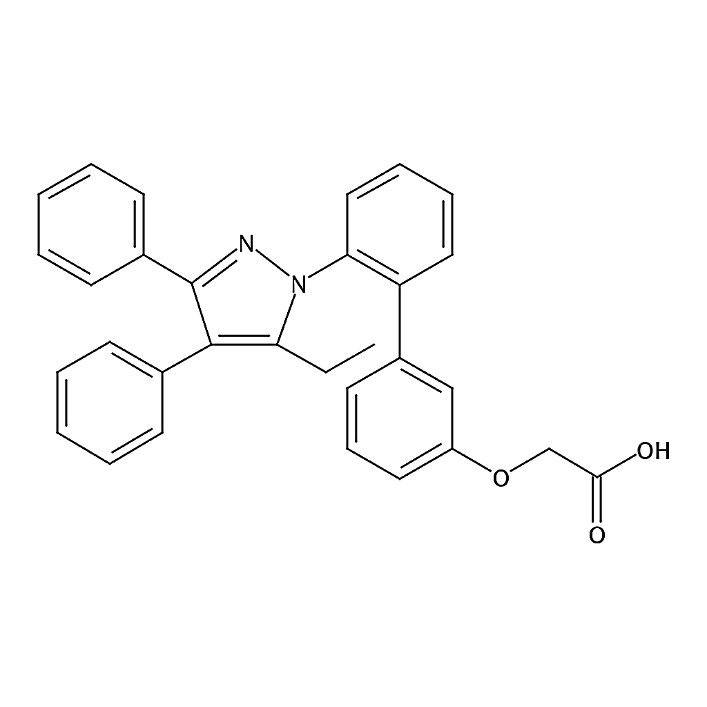 RHAWN 2-((2'-(5-Ethyl-3，4-diphenyl-1H-pyrazol-1-yl)-[1，1'-biphenyl]-3-yl)oxy)acetic acid
