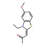 RHAWN (1Z)-1-(3-Ethyl-5-methoxy-1,3-benzothiazol-2-ylidene)propan-2-one