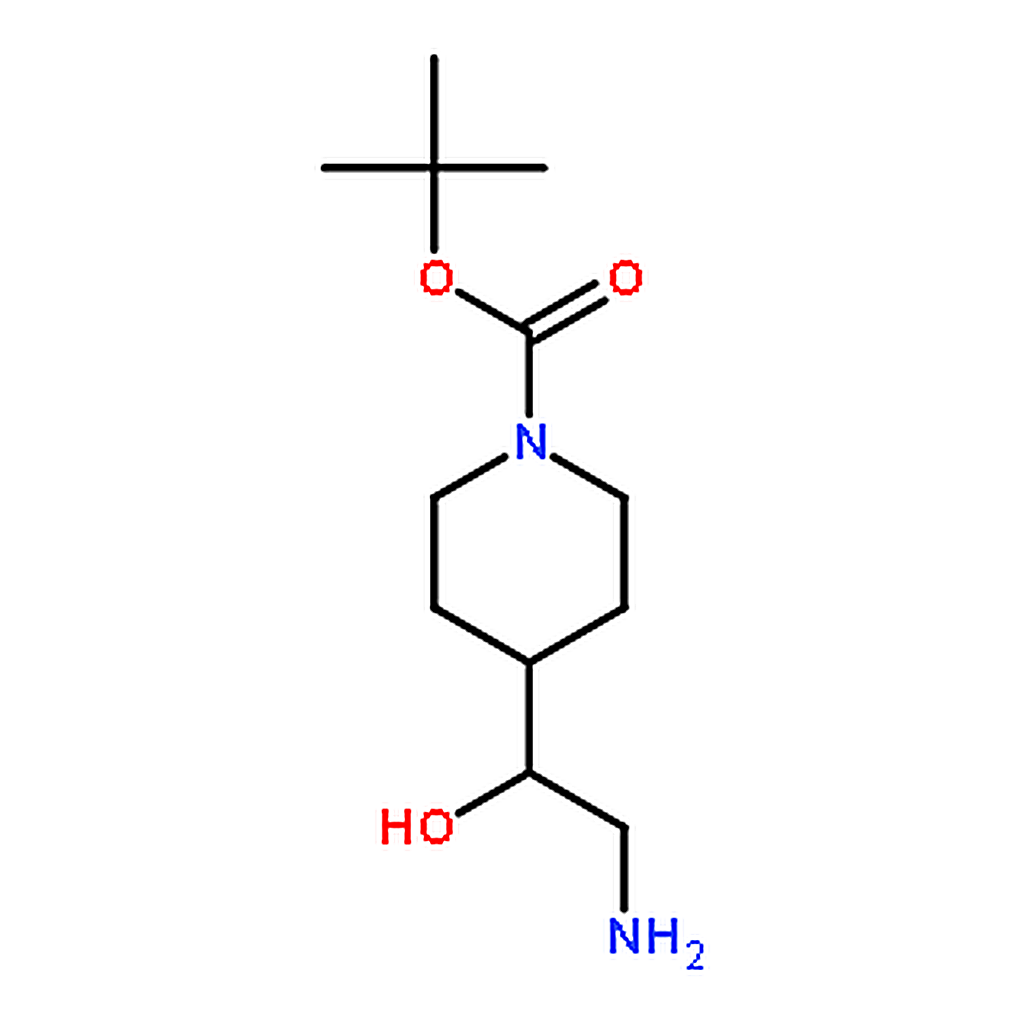 RHAWN tert-Butyl 4-(2-amino-1-hydroxyethyl)piperidine-1-carboxylate
