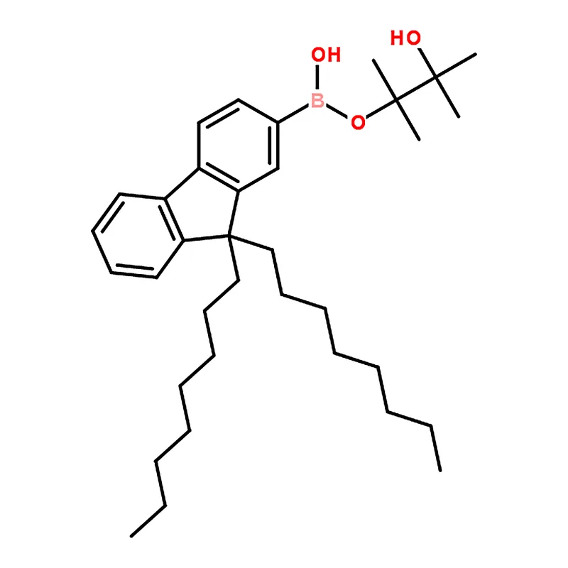 RHAWN 2-(9,9-Dioctyl-9H-fluoren-2-yl)-4,4,5,5-tetramethyl-1,3,2-dioxaborolane