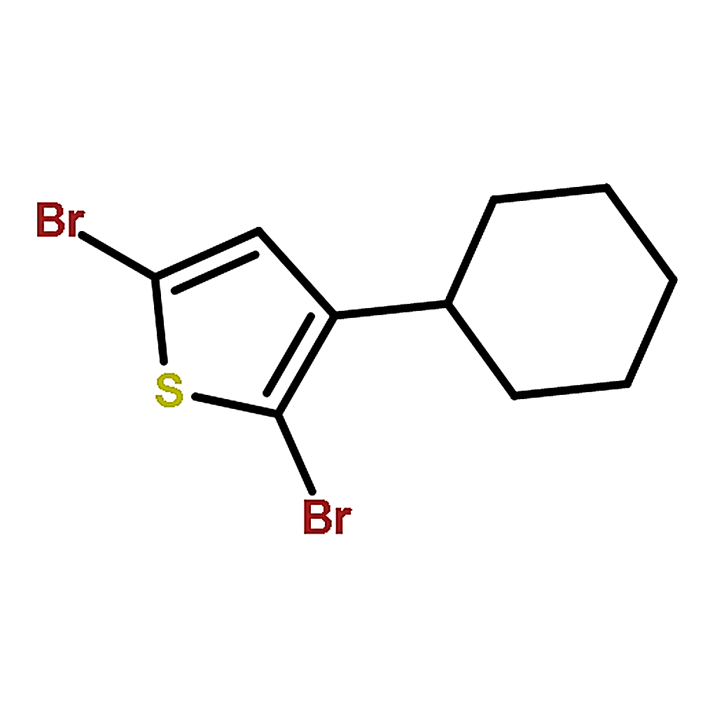 RHAWN 2，5-Dibromo-3-cyclohexylthiophene