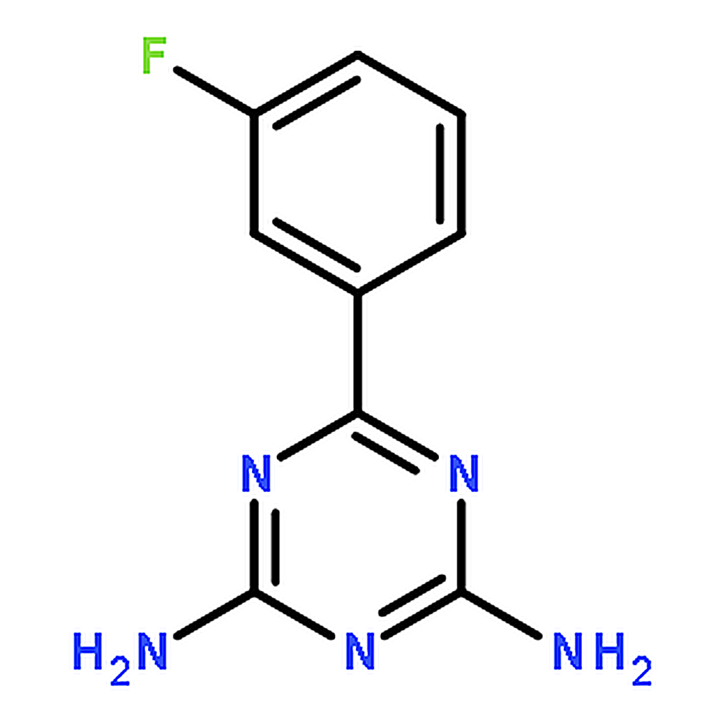 RHAWN 2，4-Diamino-6-(3-fluorophenyl)-1，3，5-triazine