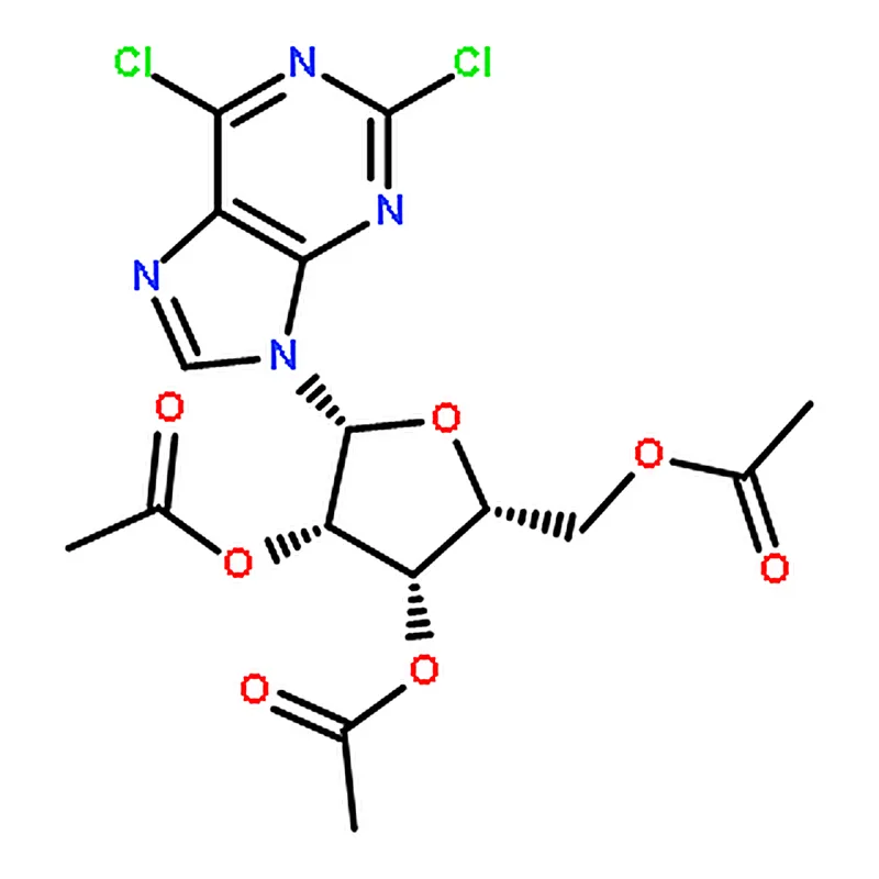 RHAWN (2R,3R,4R,5R)-2-(Acetoxymethyl)-5-(2,6-dichloro-9H-purin-9-yl)tetrahydrofuran-3,4-diyl diace