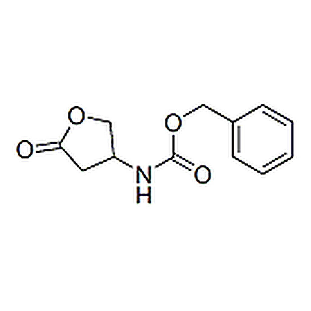 RHAWN Carbamic acid, (tetrahydro-5-oxo-3-furanyl)-, phenylmethyl ester (9CI)