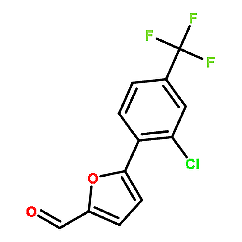 RHAWN 5-(2-Chloro-4-(trifluoromethyl)phenyl)furan-2-carbaldehyde