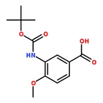 RHAWN 3-((tert-Butoxycarbonyl)amino)-4-methoxybenzoic acid