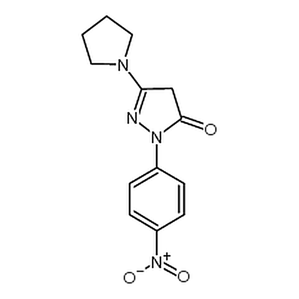 RHAWN 1-(4-Nitrophenyl)-3-pyrrolidino-2-pyrazolin-5-one