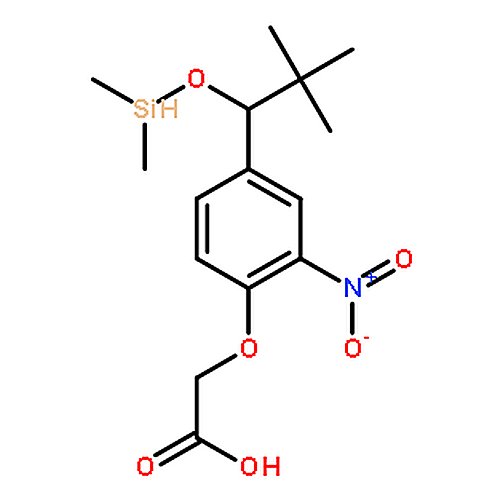 RHAWN 2-[4-(<i>tert</i>-Butyldimethylsilyloxymethyl)-2-nitrophenoxy]acetic Acid