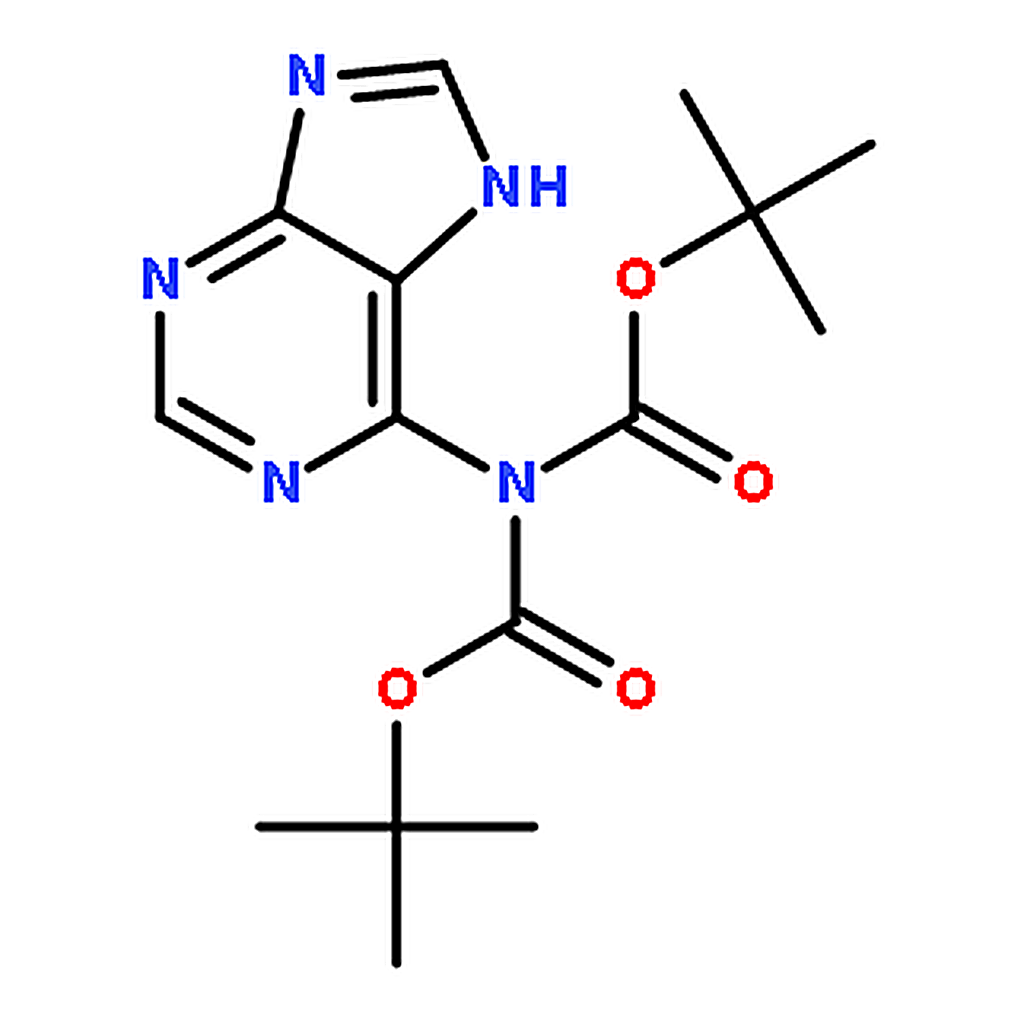 RHAWN tert-Butyl N-tert-butoxycarbonyl-N-(7H-purin-6-yl)carbamate