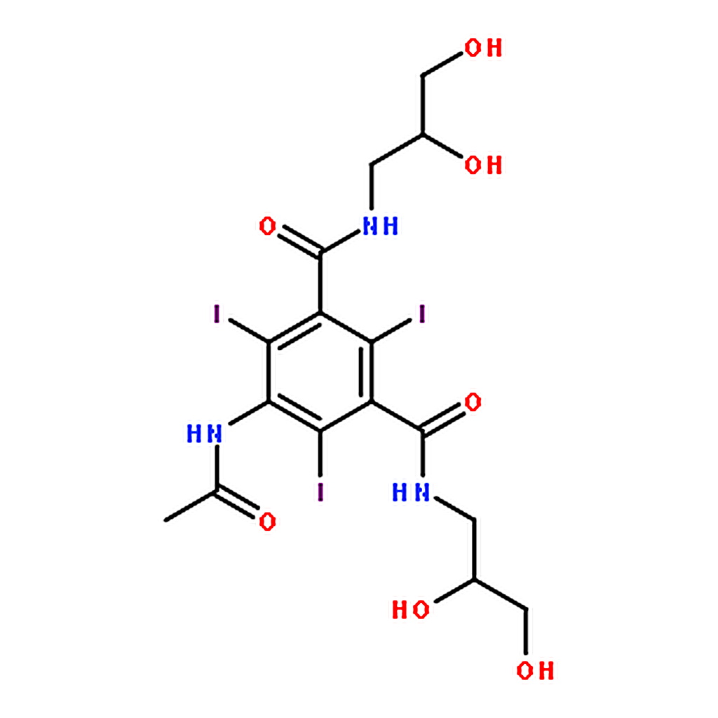 RHAWN 5-(Acetamido)-N,N'-bis(2,3-dihydroxypropyl)-2,4,6-triiodo-1,3-benzenedicarboxamide