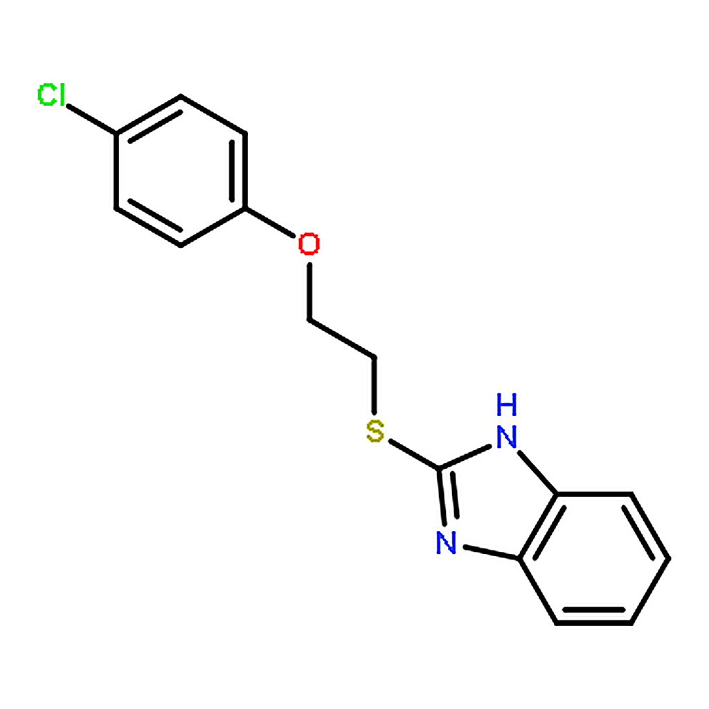 RHAWN 2-((2-(4-Chlorophenoxy)ethyl)thio)-1H-benzo[d]imidazole