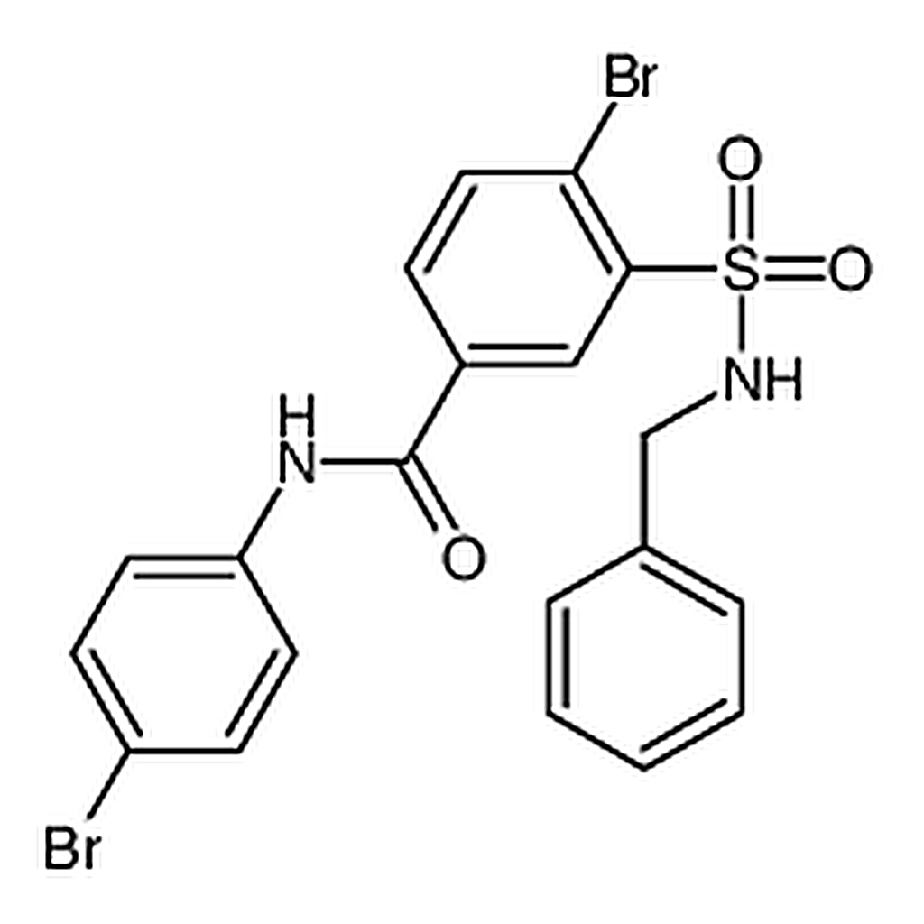 RHAWN 4-Bromo-N-(4-bromophenyl)-3-[[(phenylmethyl)amino]sulfonyl]benzamide