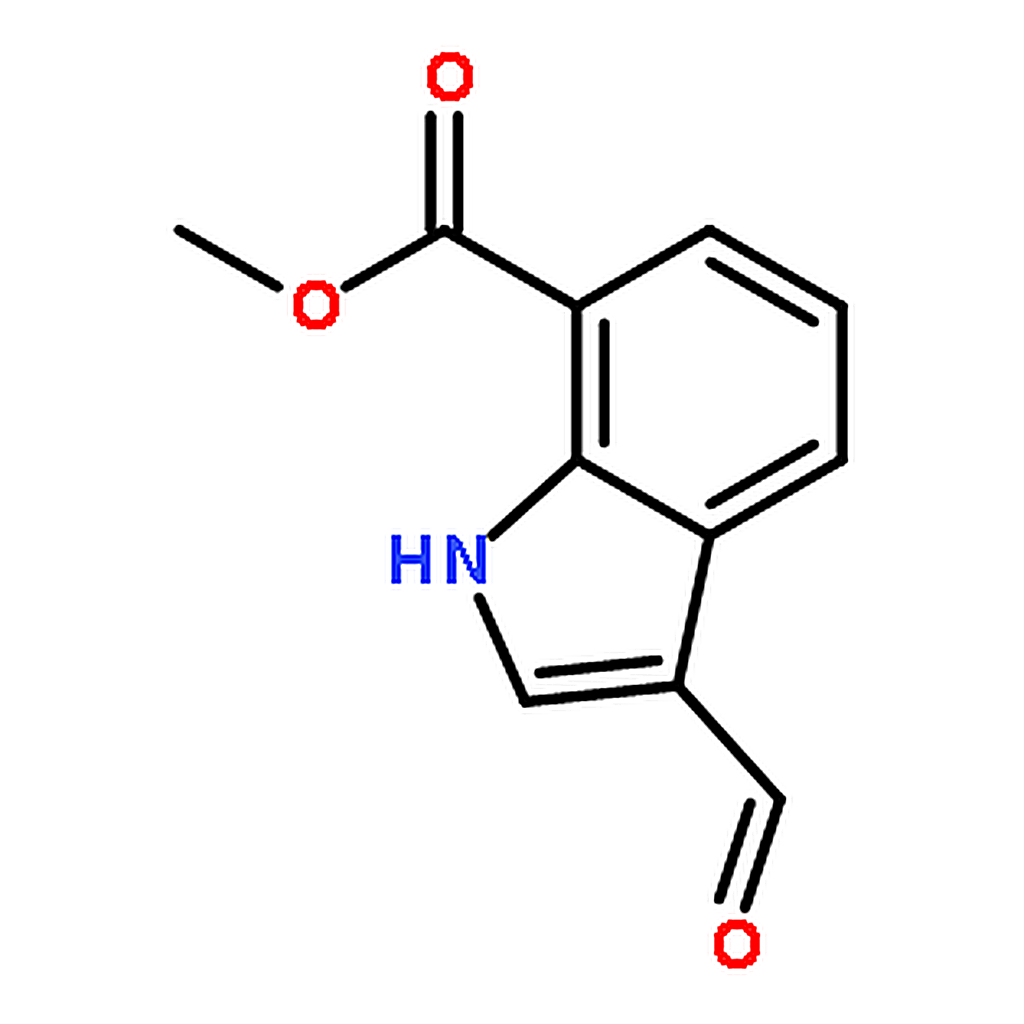 RHAWN Methyl 3-formyl-1H-indole-7-carboxylate