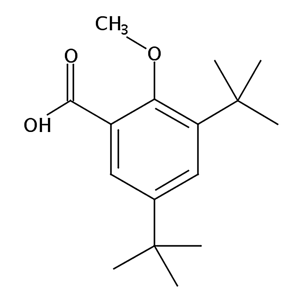 RHAWN 3,5-Di-tert-butyl-2-methoxybenzoic acid