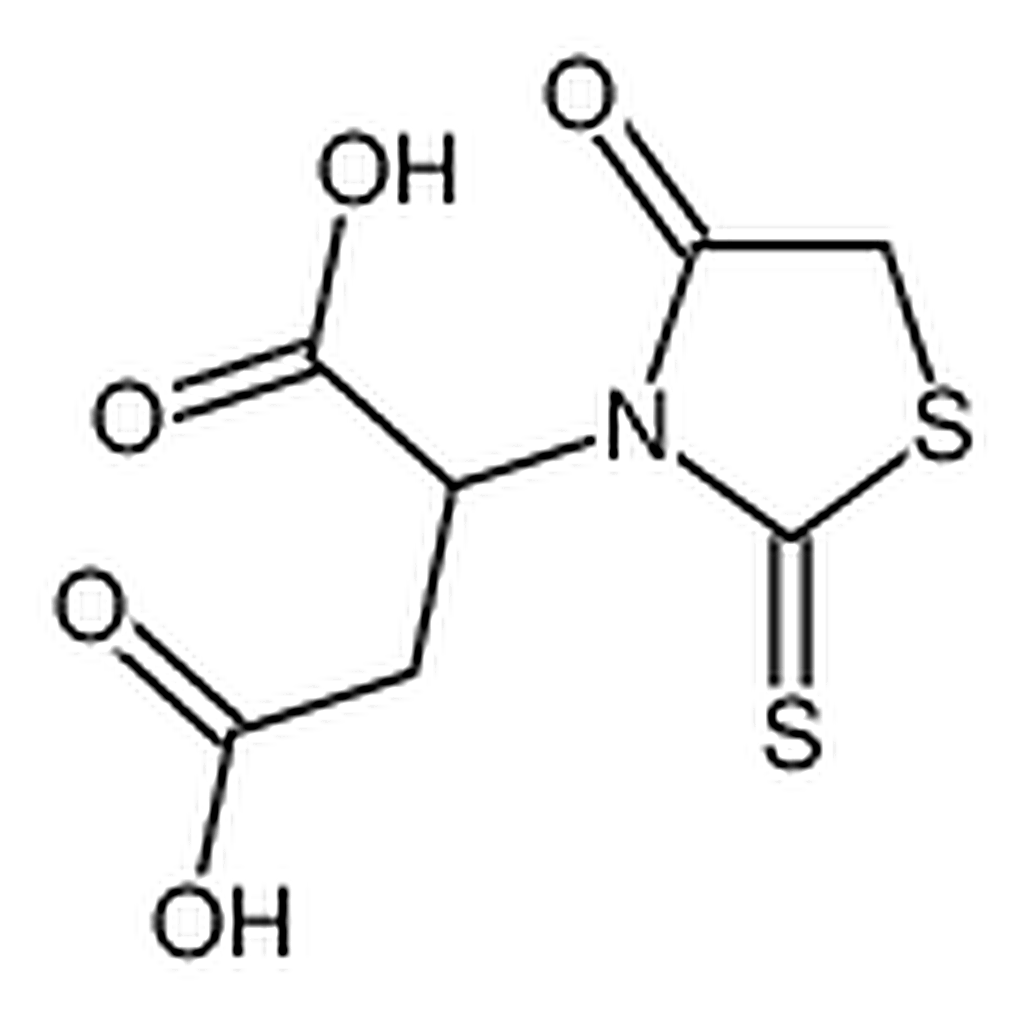 RHAWN 2-(4-Oxo-2-thioxothiazolidin-3-yl)succinic acid
