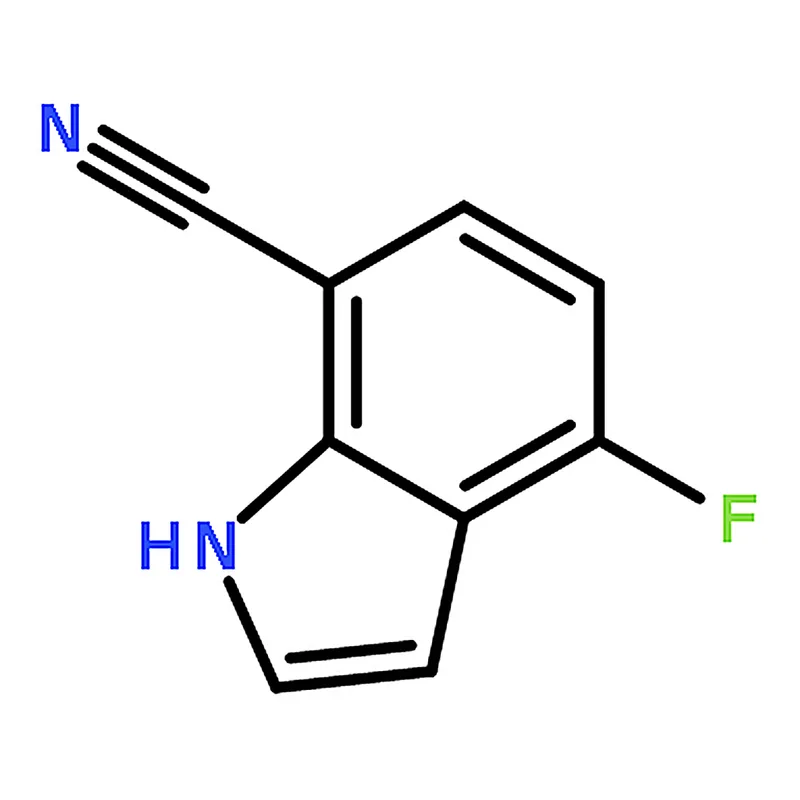 RHAWN 4-Fluoro-1H-indole-7-carbonitrile