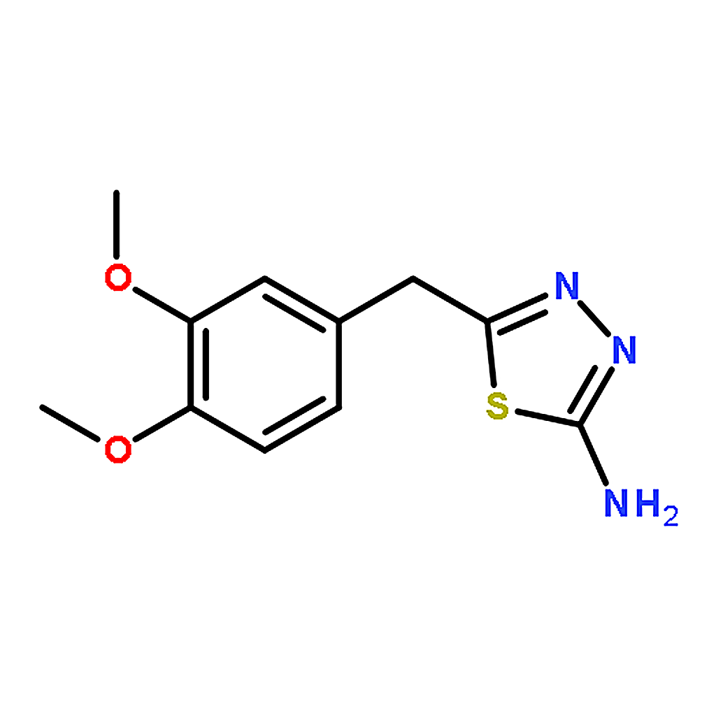 RHAWN 5-(3,4-Dimethoxybenzyl)-1,3,4-thiadiazol-2-amine