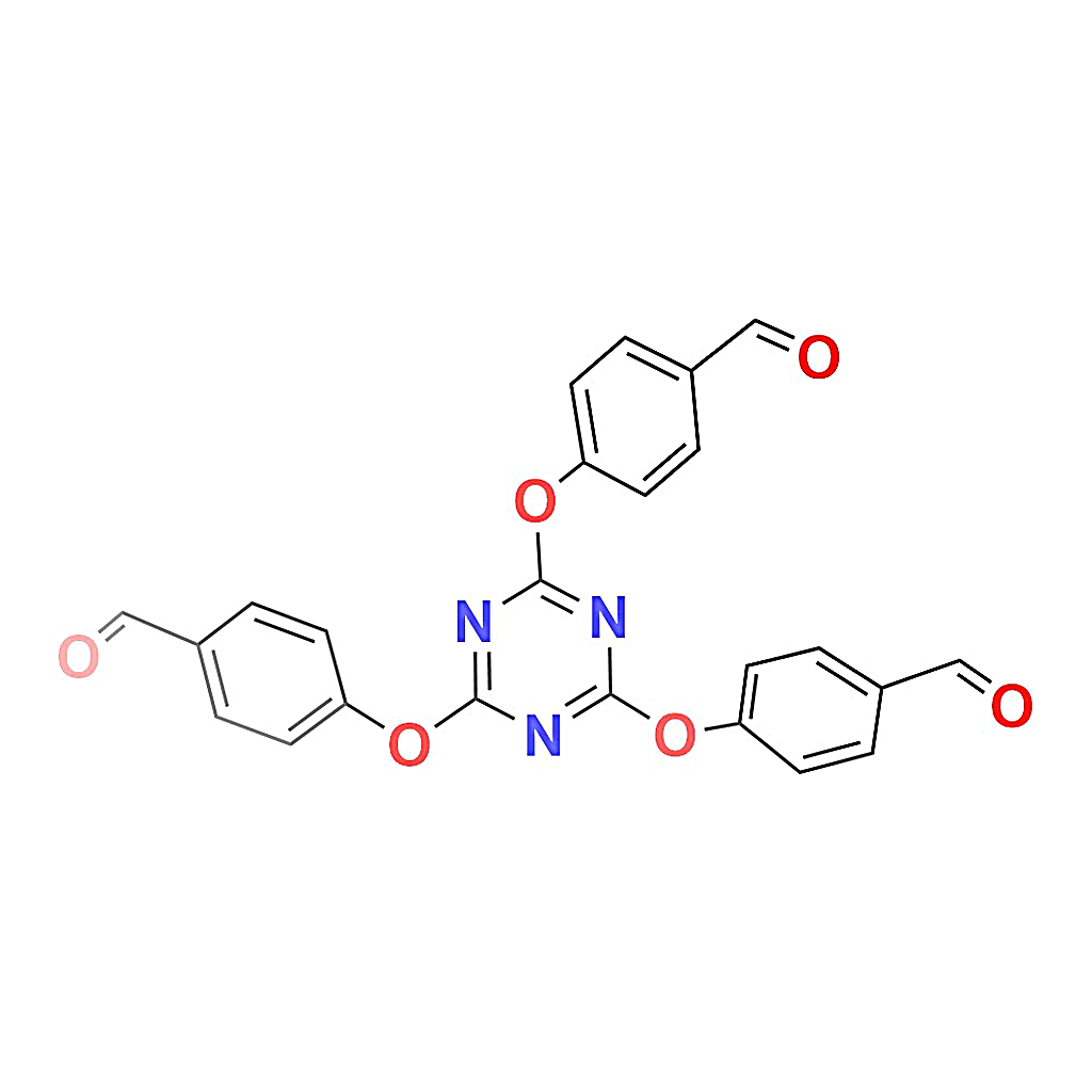 RHAWN 4-[[4，6-bis(4-formylphenoxy)-1，3，5-triazin-2-yl]oxy]benzaldehyde